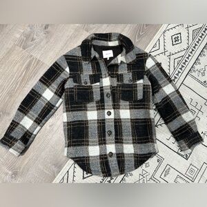 GREYLIN plaid shacket size xxs